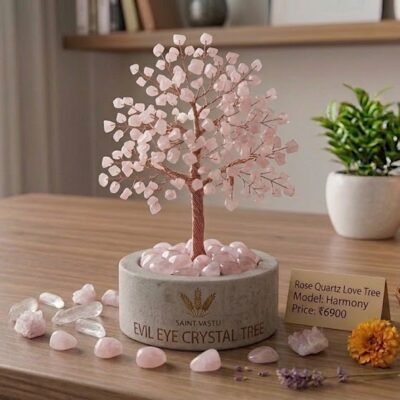 Rose Quartz Crystal Tree