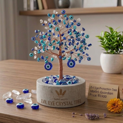 Evil Eye Crystal Tree