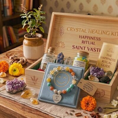 Crystal Healing Bracelet for Happiness