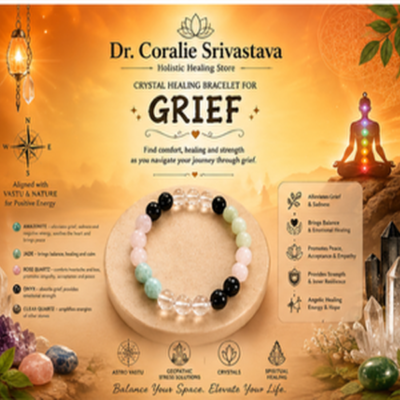 Crystal Healing Bracelet for Grief