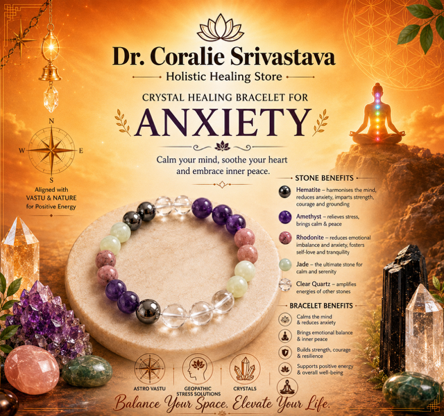 Crystal Healing Bracelet for Anxiety