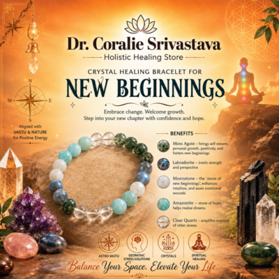 Crystal Healing Bracelet for New Beginnings