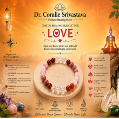 Crystal Healing Bracelet for Love