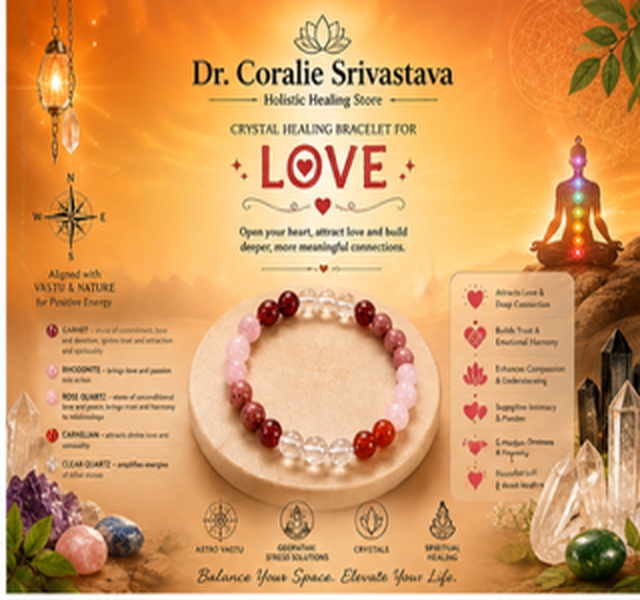 Crystal Healing Bracelet for Love