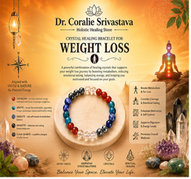 Crystal Healing Bracelet for Weight Management